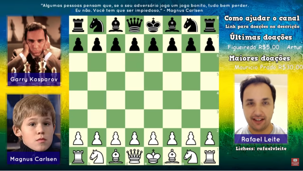 Garry Kasparov vs Magnus Carlsen - Reykjavik Rapid 2004 