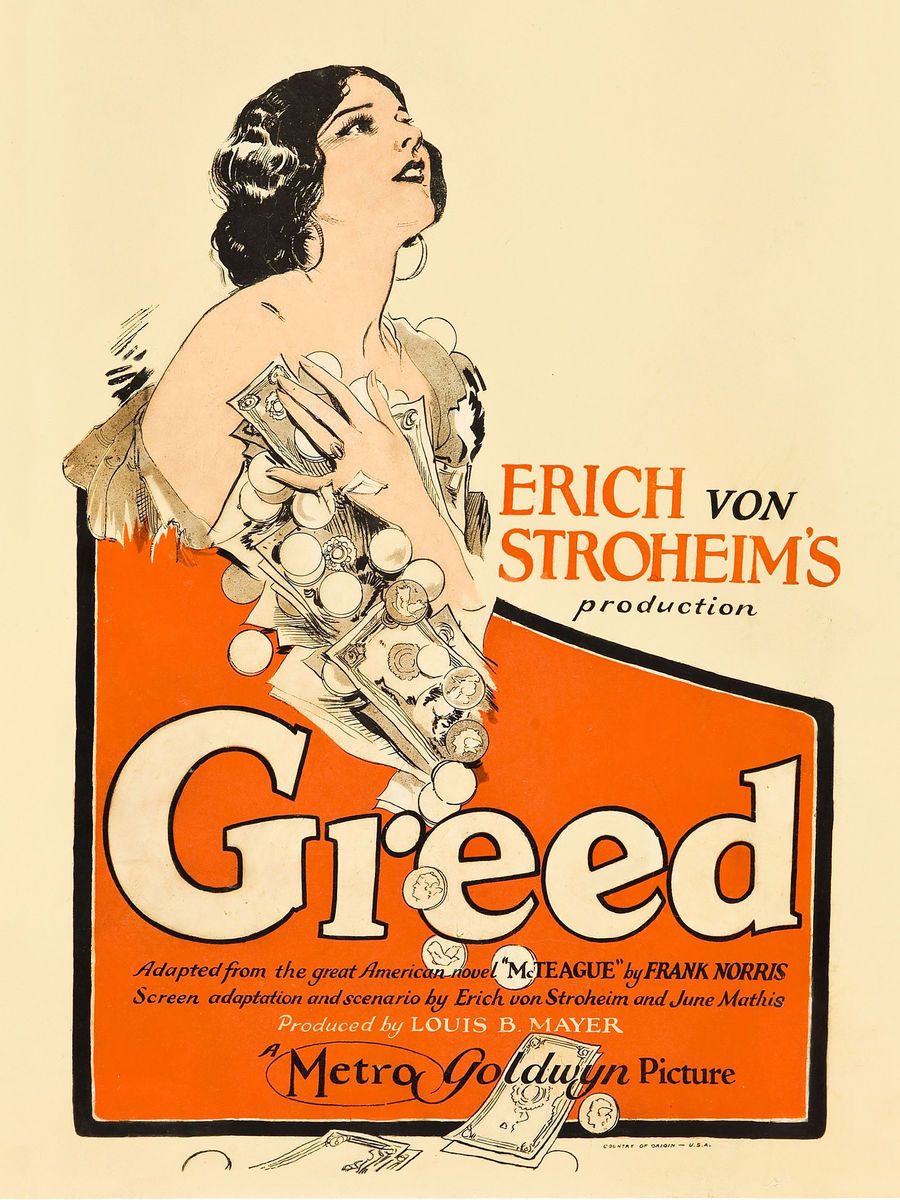 “Greed”, de Erich von Stroheim