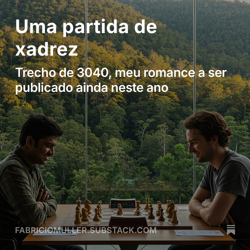 Uma partida de xadrez