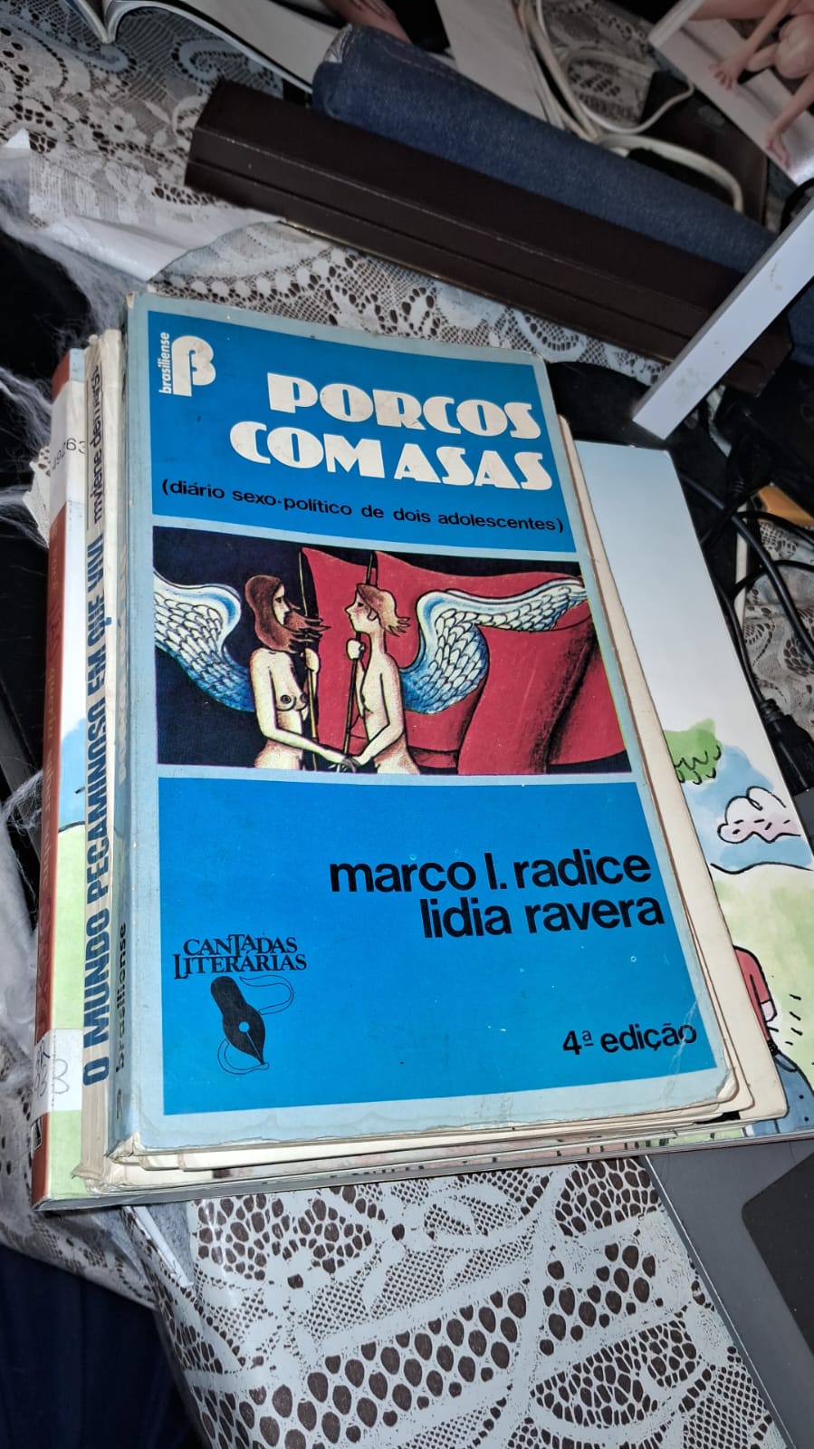 Três livros de teor erótico
