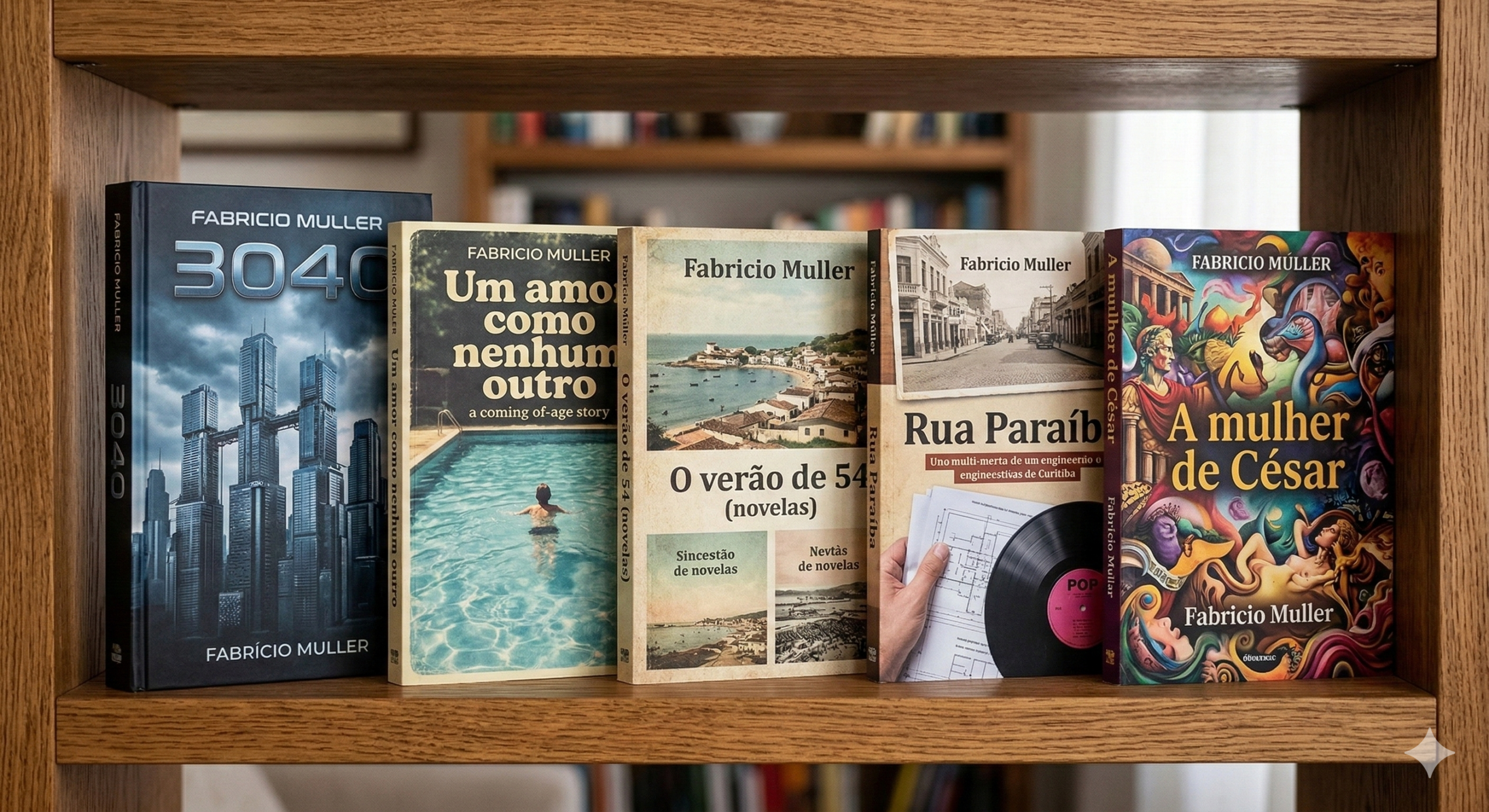 Meus cinco livros sob a análise do Gemini, do Google