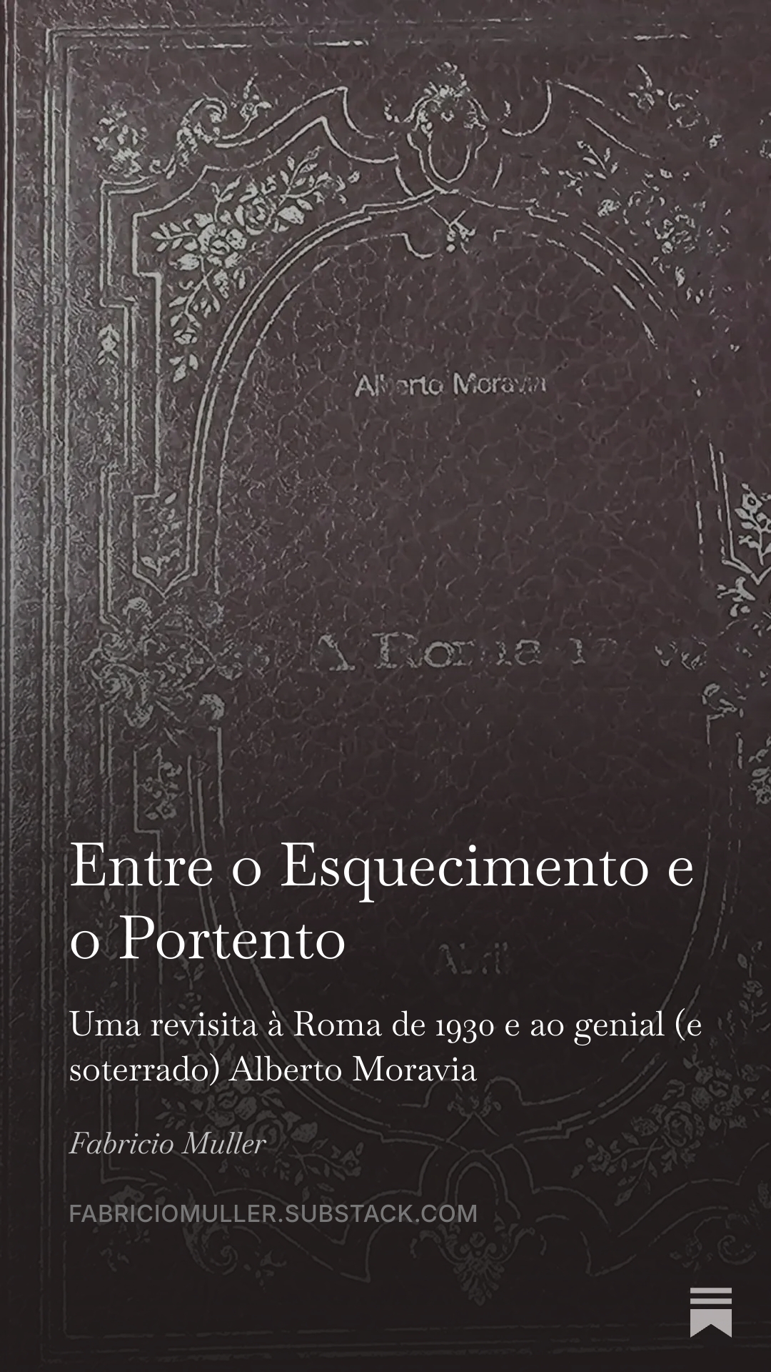 Entre o Esquecimento e o Portento